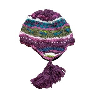 Brand new without tags Fur Headwear by‎ Turtle Fur Knit Wool Blend Ear Flap Hat